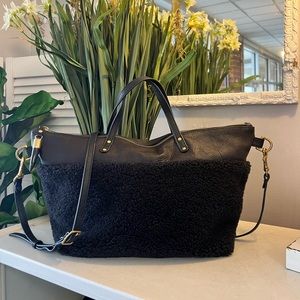 Kempton & Co Shearling leather bag